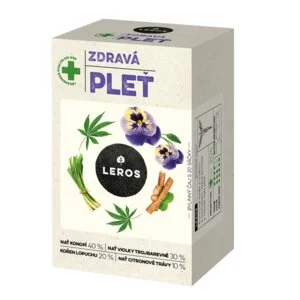 LEROS Té de hierbas Piel sana - bolsitas de infusión (20 x 1,5 g) - limpia e ilumina la piel