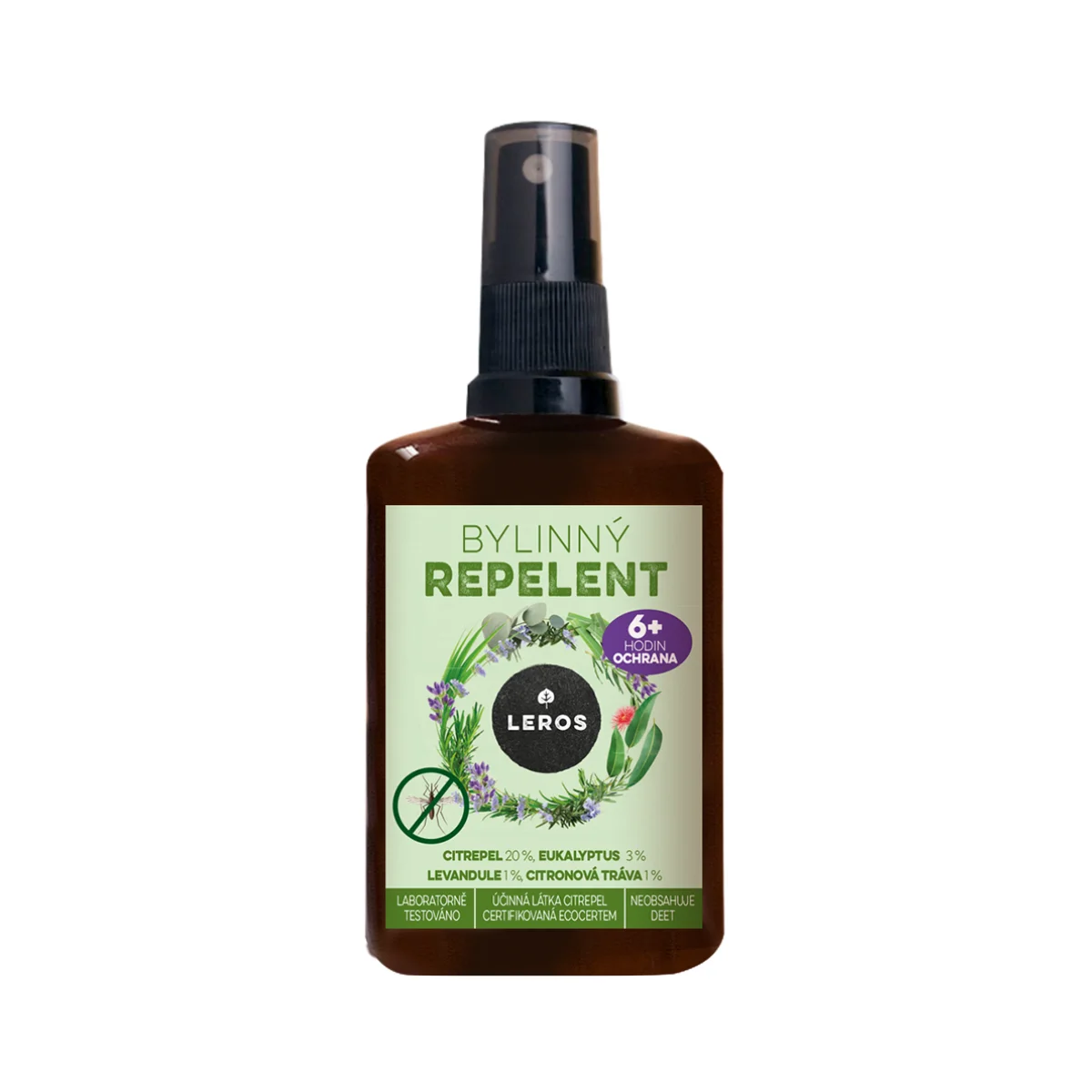 LEROS Repelente herbal (100 ml) - contra mosquitos y garrapatas