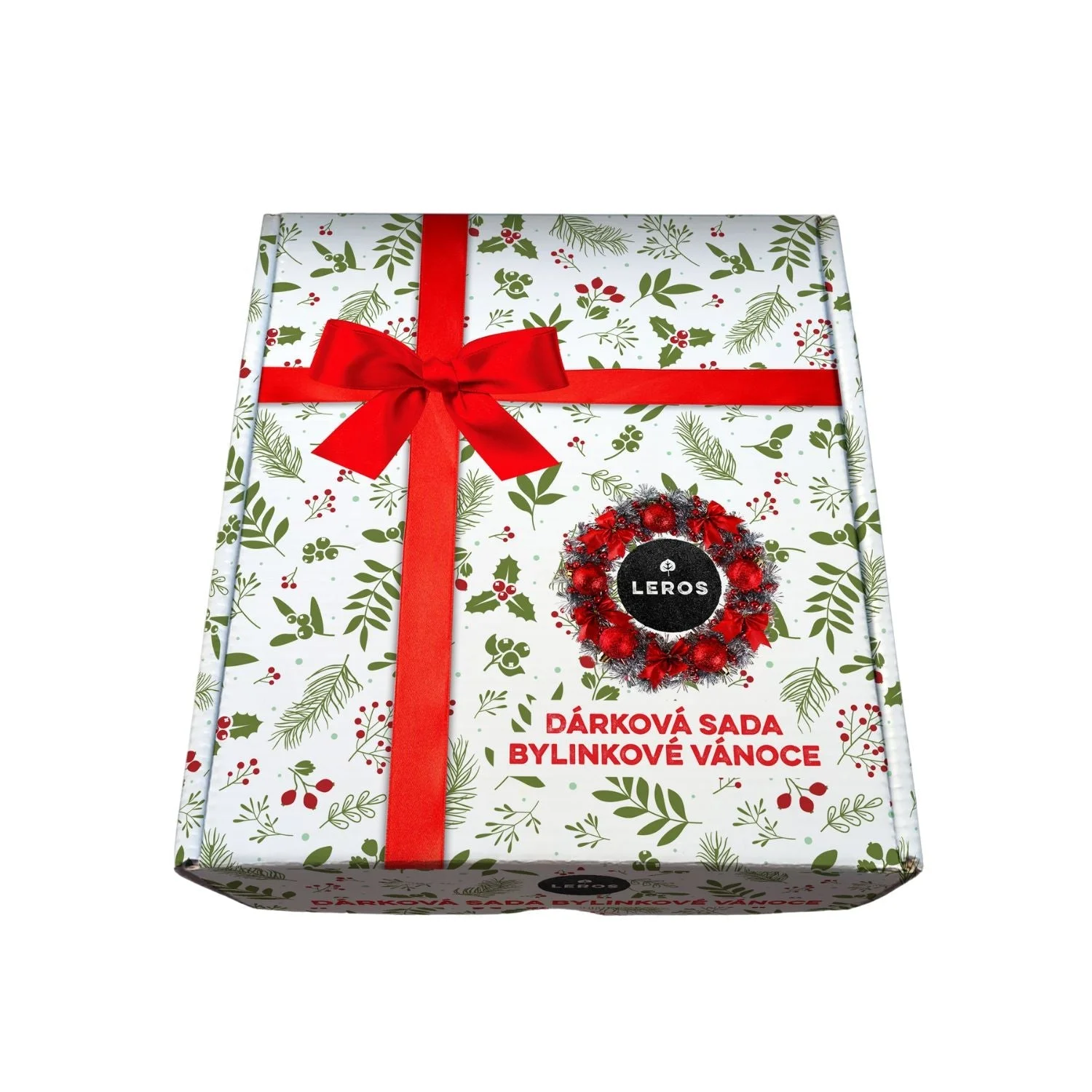 LEROS Set de regalo (3 uds.) - Navidad herbal - sirope herbal y 2 tipos de té