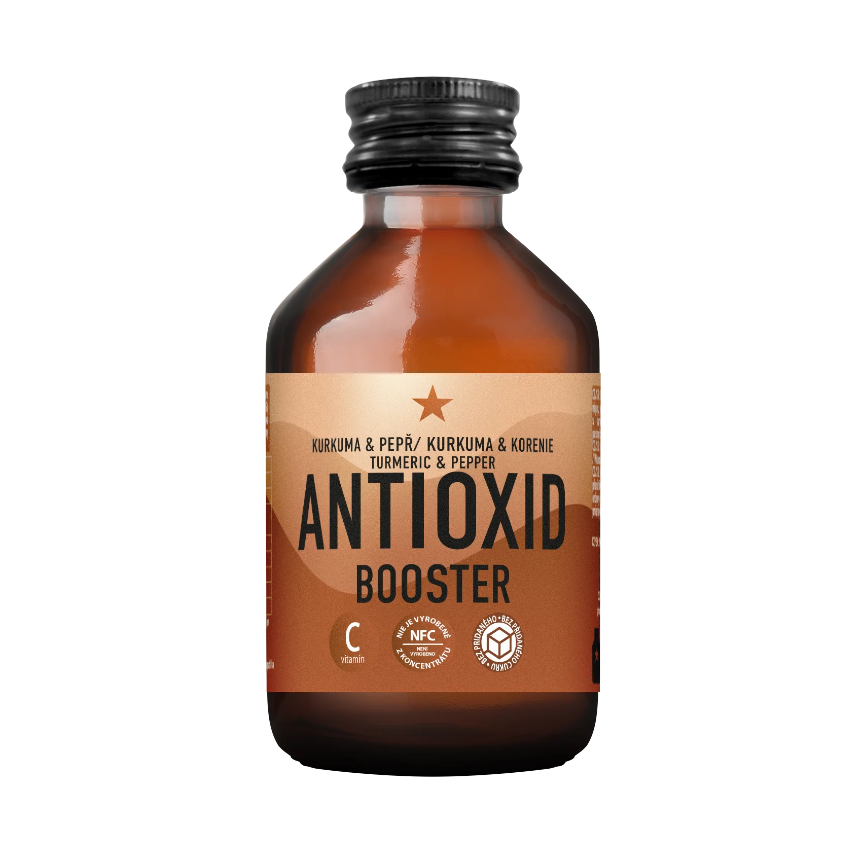 LEROS Healthy booster Cúrcuma y Pimienta Shot antioxidante (100 ml) - para depurar el organismo