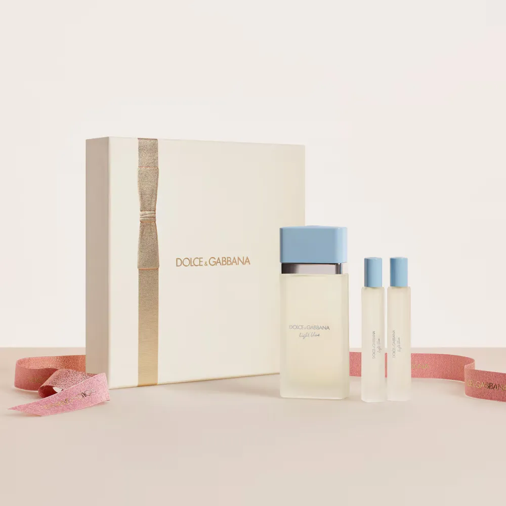 Light Blue Eau de Toilette 100 ml + 2 x EDT MINI para mujer 10 ml