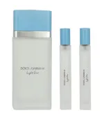 Light Blue Eau de Toilette 100 ml + 2 x EDT MINI para mujer 10 ml
