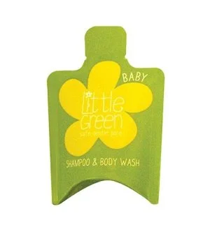 Little Green BABY Champú y Gel de Ducha 2 en 1 para niños de 0 a 3 años
