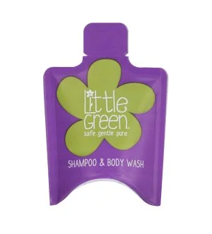 Little Green KIDS Champú y gel de ducha 2 en 1 para niños a partir de 3 años