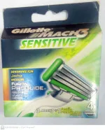 Mach3 Sensitive cuchillas de recambio 4 uds para hombre