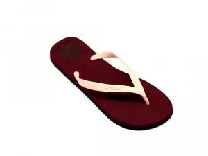 Ecoalf Mar Flip Flop Woman Burgundy