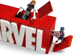 Marvel 76313 Logotipo de MARVEL y minifiguras