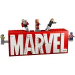 Marvel 76313 Logotipo de MARVEL y minifiguras