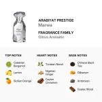 Marwa agua de perfume para hombre 100 ml