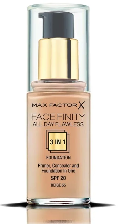 Facefinity Base de Maquillaje 3 en 1 - 55 Beige 30 ml