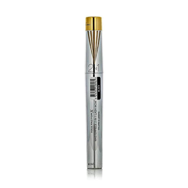 Masterpiece 2 en 1 Lash Wow máscara de pestañas (001 Negro) 7 ml