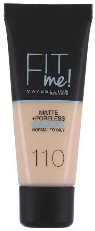 Fit Me! Mate + Sin Poros - 110 Porcelana 30 ml