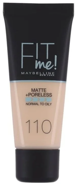 Maybelline Fit Me! Mate + Sin Poros - 110 Porcelana