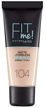 Maybelline Fit Me! Matte + Poreless - 104 Marfil Suave
