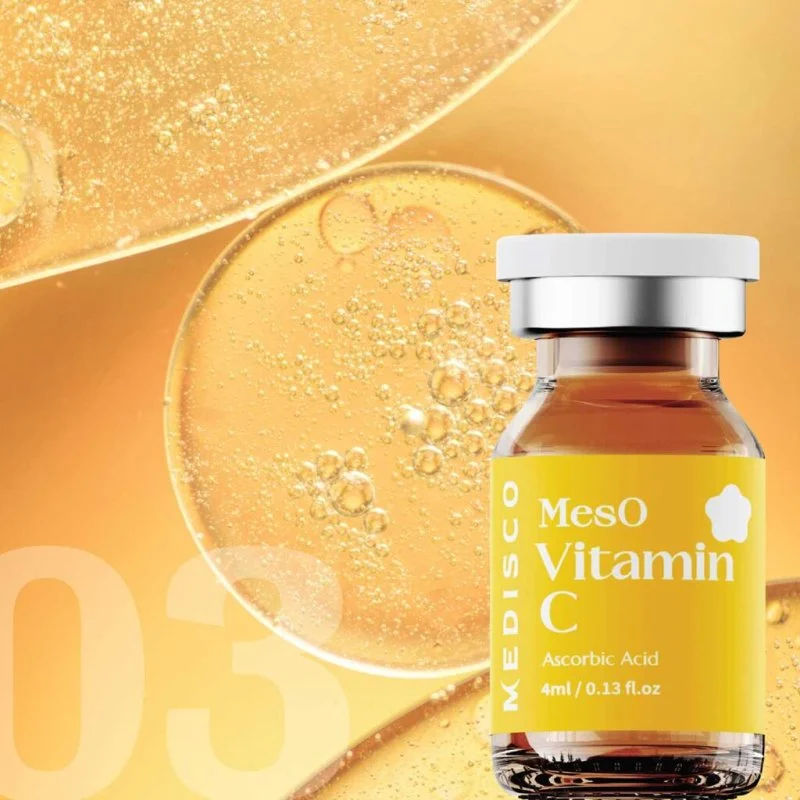 Meso Sérum de Vitamina C para sistema de mesoterapia con microneedling 5 x 5 x 4 ml