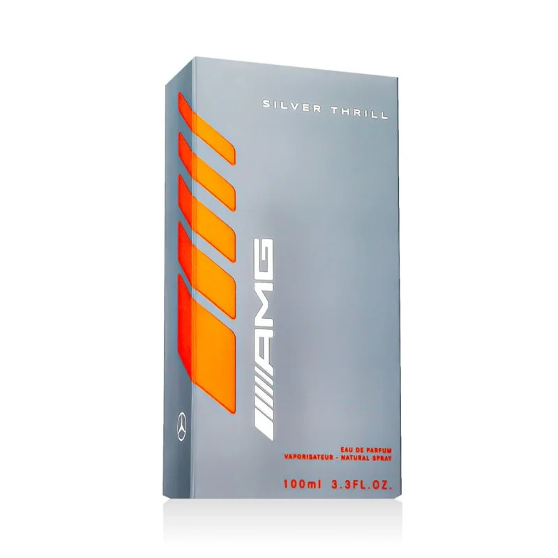 AMG Silver Thrill agua de perfume recargable para hombre 100 ml