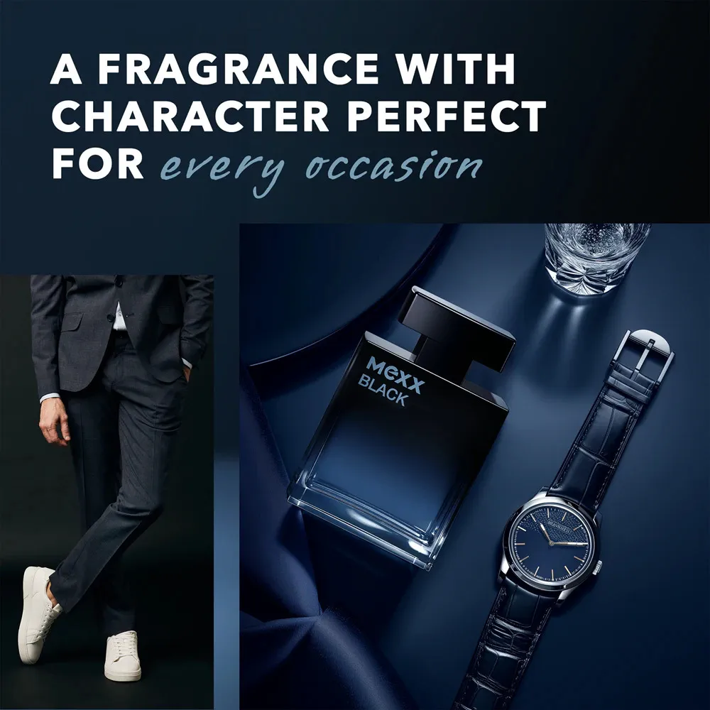 Black Man agua de perfume para hombre 50 ml