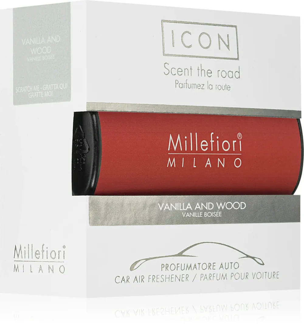 Icon Classic Vanilla and Wood fragancia para coche Millefiori Icon Classic Vanilla and Wood vůně do auta
