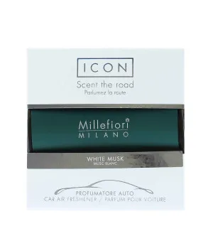 Millefiori Icon Classic White Musk ambientador de coche verde
