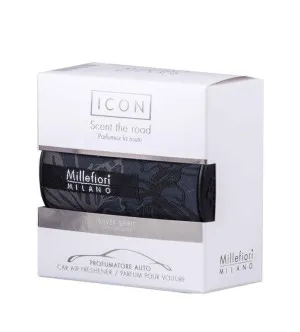 Millefiori Icon Textil Floral Silver Spirit ambientador para coche