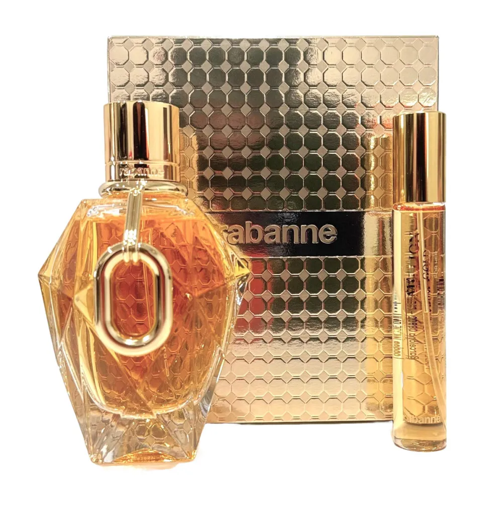 Million Gold For Her 90 ml + agua de perfume EDP para mujer 20 ml
