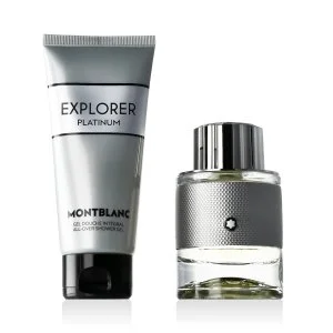 Montblanc Explorer Platinum agua de perfume para hombre 60 ml + gel de ducha y champú