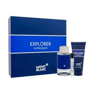Montblanc Explorer Ultra Blue EDP 100 ml + EDP MINI 7,5 ml + SG para cuerpo y cabello 100 ml M