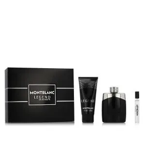 Montblanc Legend for Men EDT 100 ml + EDT MINI 7,5 ml + SG para cuerpo y cabello 100 ml M