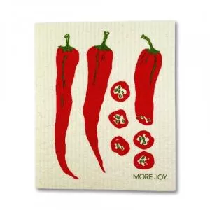 More Joy Paño universal lavable - Chili - 100% compostable