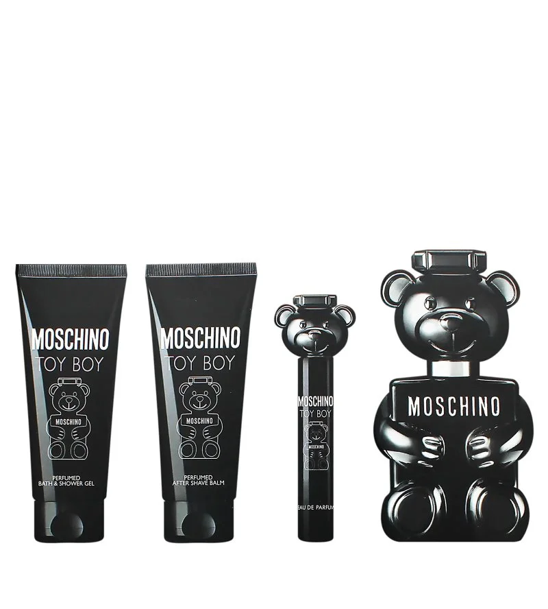 Toy Boy set de regalo 100 ml + bálsamo para después del afeitado 100 ml + gel de ducha 100 ml + agua de perfume agua de perfume para hombre