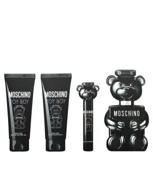 Moschino Toy Boy set de regalo 100 ml + bálsamo para después del afeitado 100 ml + gel de ducha 100 ml + agua de perfume agua de perfume para hombre