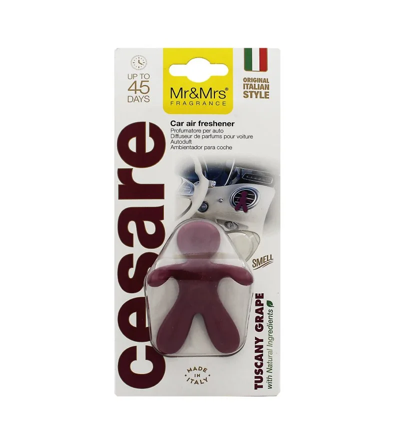 Cesare Tuscany Grape ambientador para coche violeta