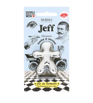 Mr&Mrs Fragrance Jeff Sandal & Incense Ambientador para coche