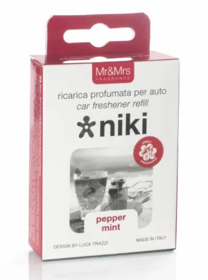 Mr&Mrs Fragrance Niki Pepper Mint recambio de fragancia para coche 1 ud.