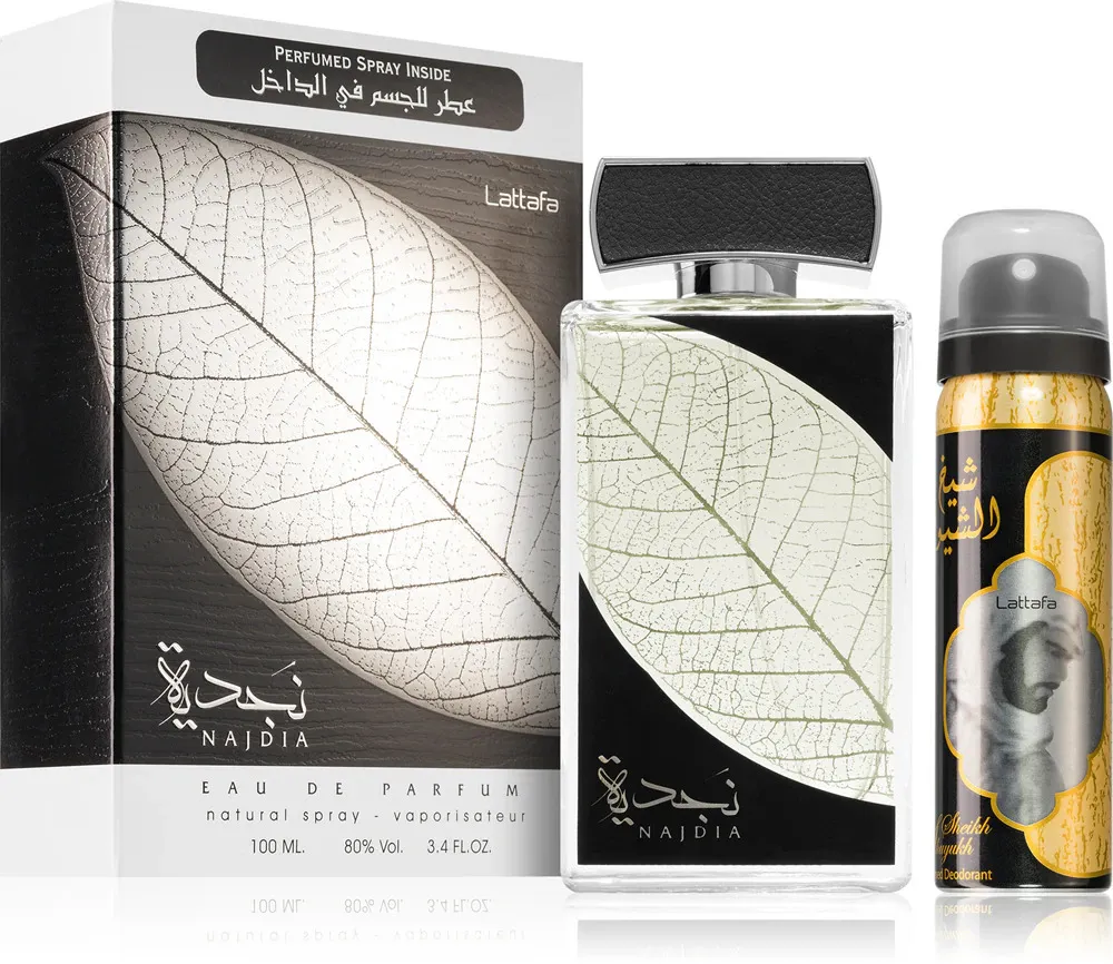 Najdia EDP 100 ml + DEO en spray (fragancia aleatoria del fabricante) 50 ml UNISEX 1 ks