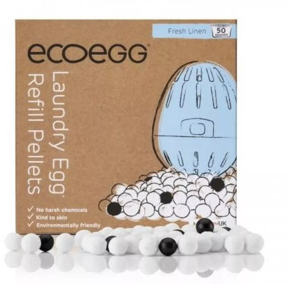 Ecoegg Cartucho de huevos para lavar - 50 lavados Algodón fresco