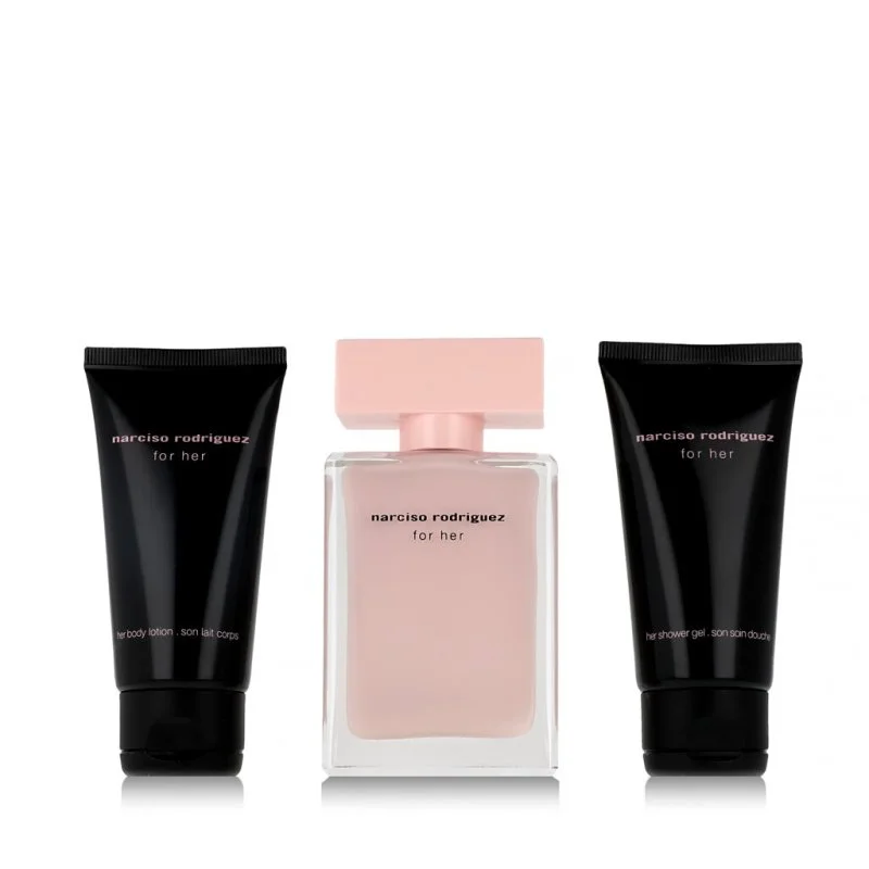 For Her Eau de Parfum para mujer 50 ml + Gel de ducha 50 ml + Loción corporal