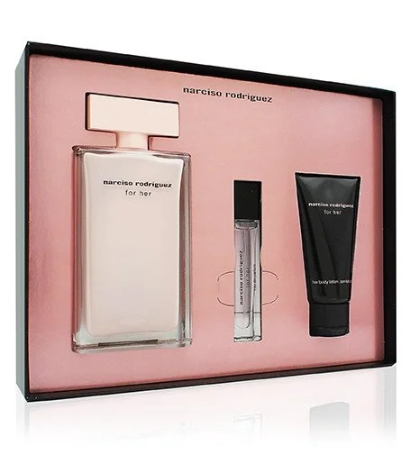 For Her 2024 set de regalo 100 ml + leche corporal 50 ml + eau de parfum para mujer