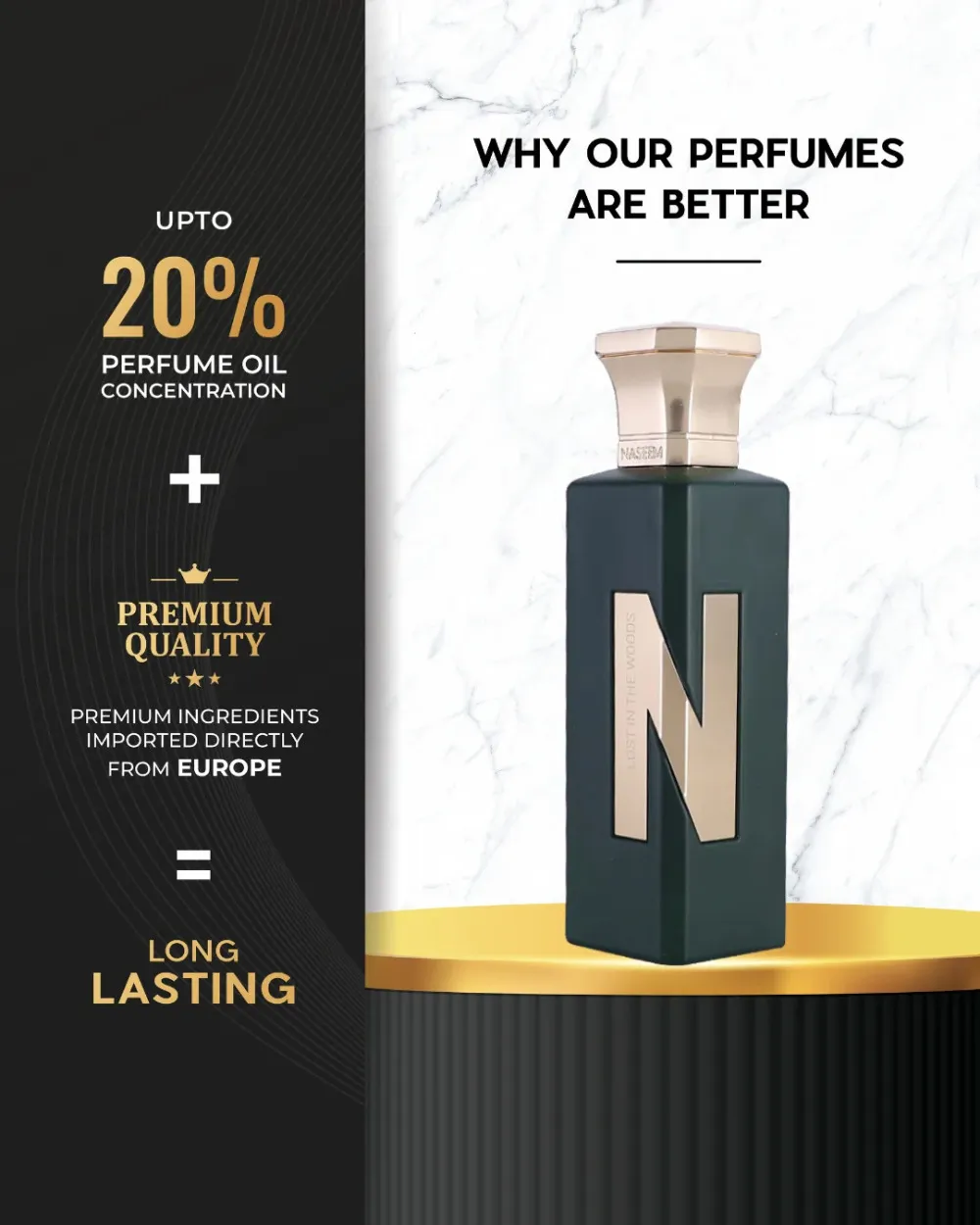 Lost In The Woods aqua perfume para hombres 75 ml