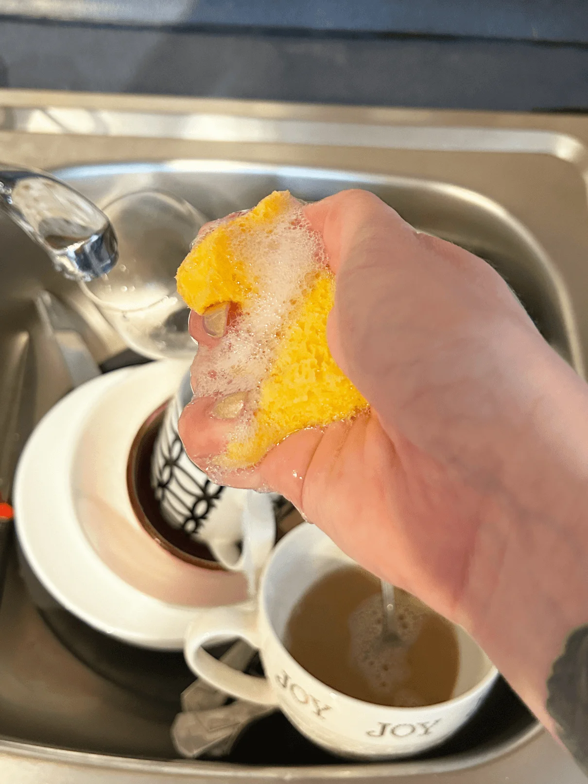 Natasha Gel para lavar platos de castañas Hierba de limón 3 l - duro con la grasa, suave con la piel