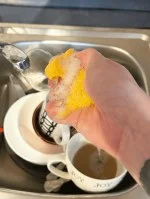 Natasha Gel para lavar platos de castañas Hierba de limón 3 l - duro con la grasa, suave con la piel