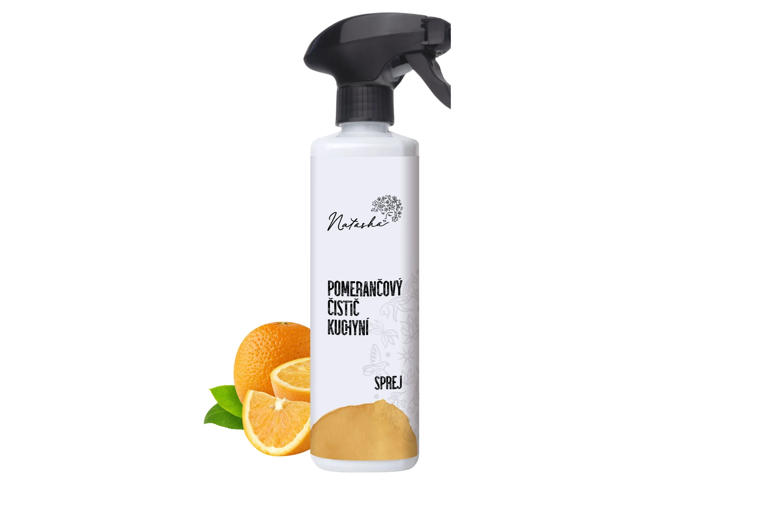 Natasha Limpiador de cocinas de naranja - spray (500 ml) - desengrasante universal en spray