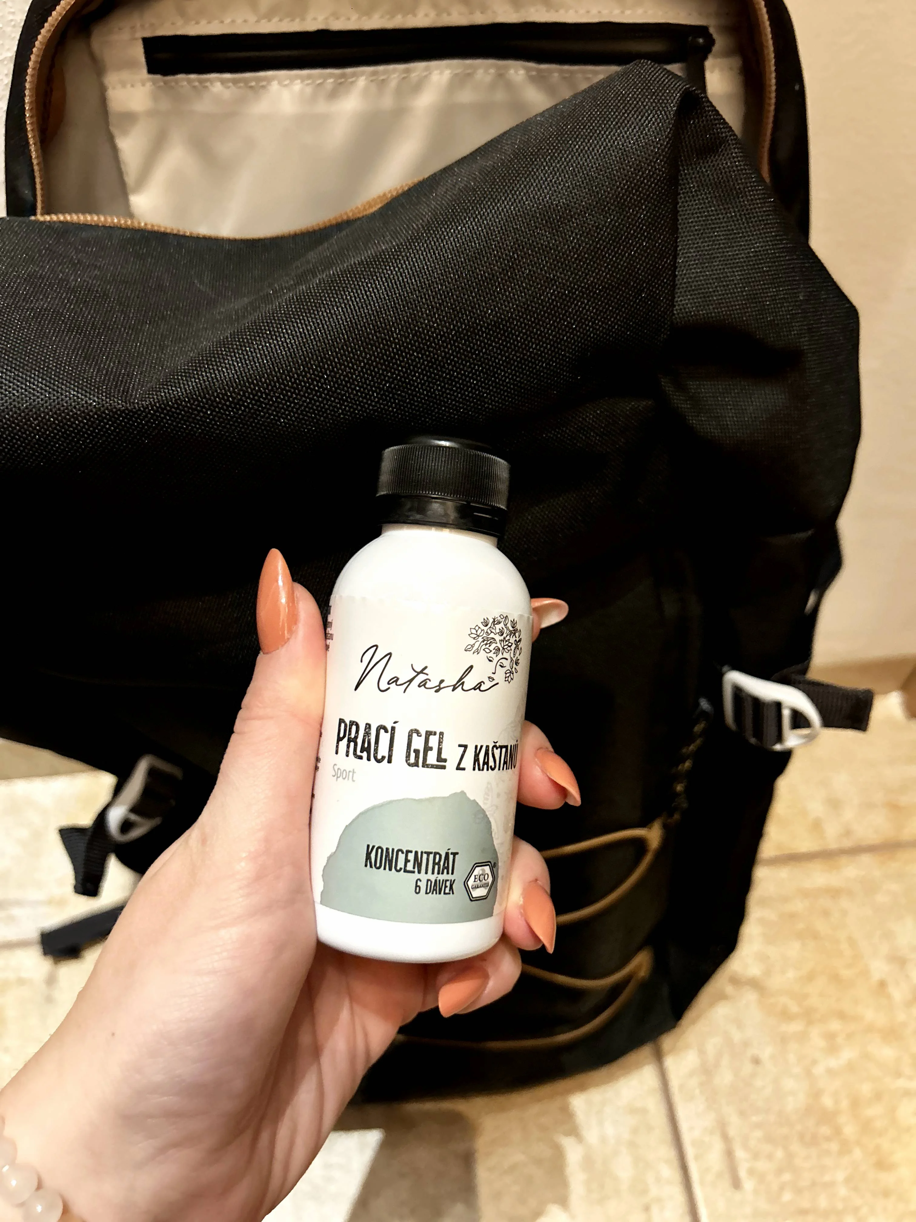 Natasha Gel de lavado de castañas Sport - concentrado 500 ml - 33 dosis de lavado en 500 ml