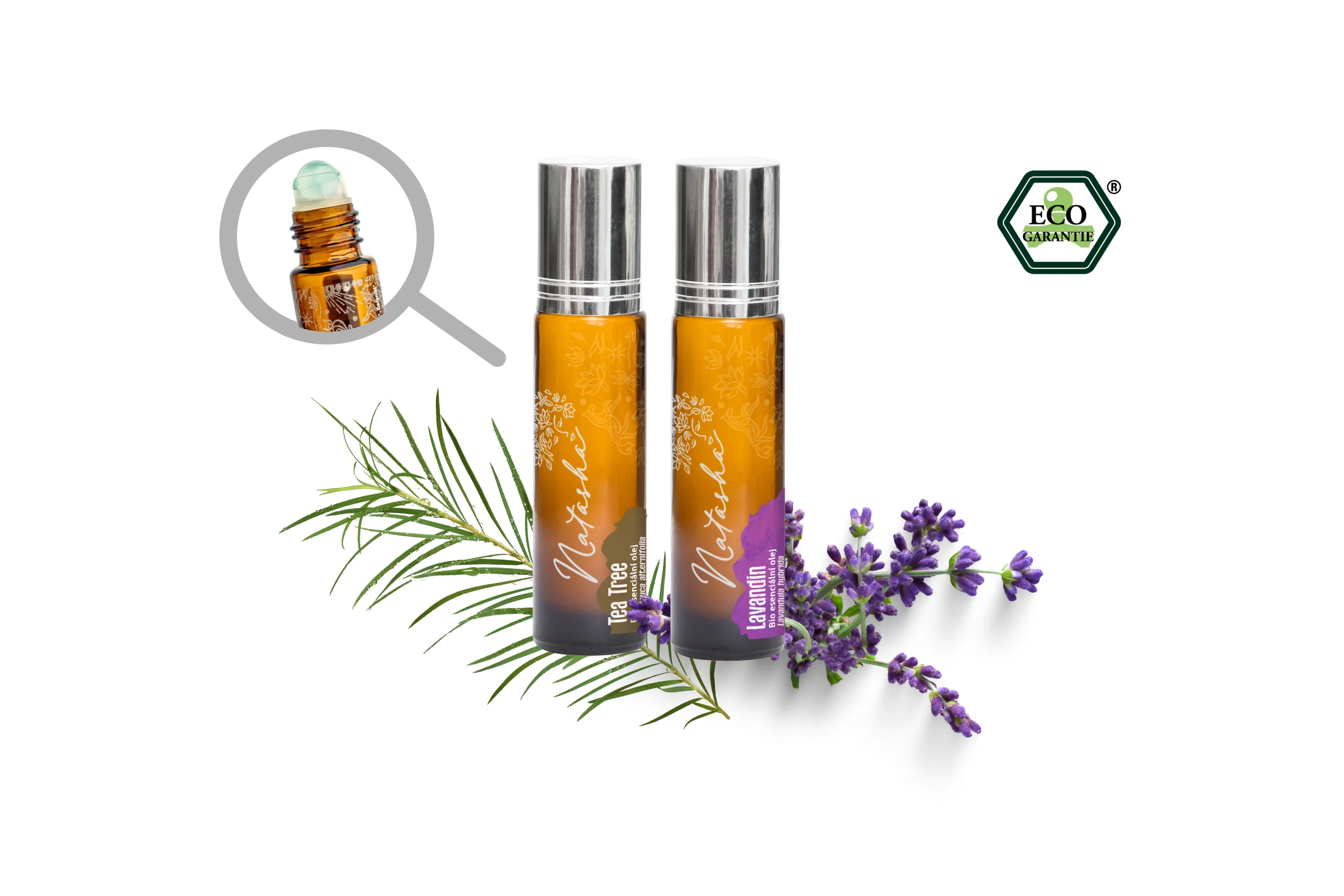 Natasha Roll-on de aceite esencial de árbol de té BIO (10 ml) - pequeño ayudante de viaje