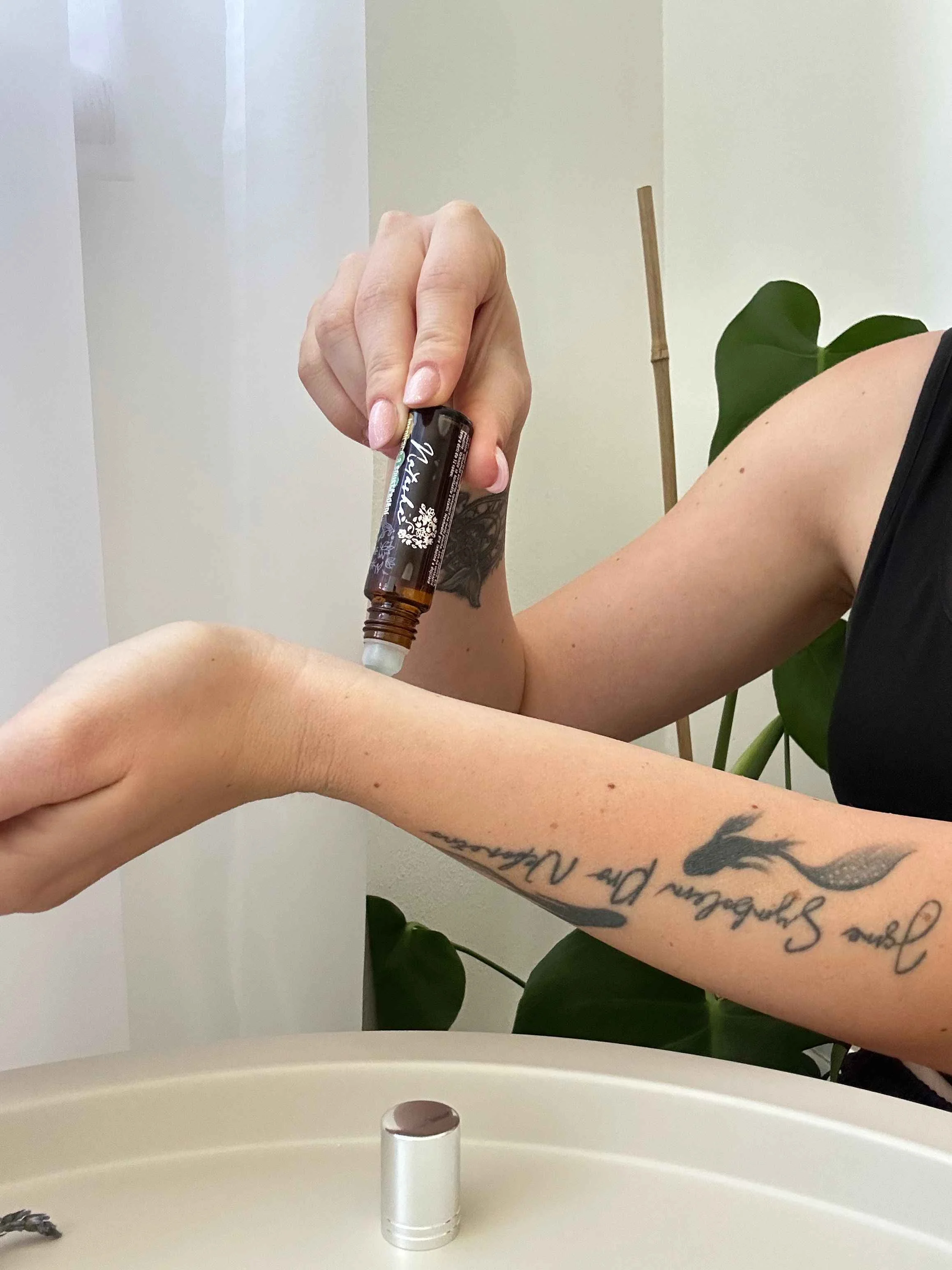 Natasha Roll-on Mezcla de aceites esenciales - Inspiración y concentración (10 ml) - agudiza la mente y reduce el estrés