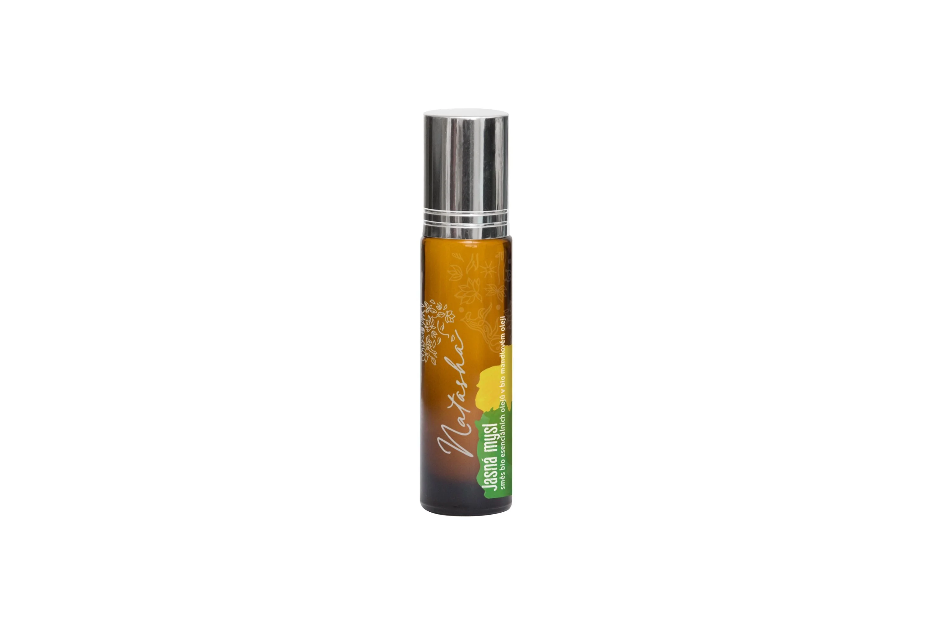 Natasha Roll-on Mezcla de aceites esenciales - Mente clara (10 ml) - estímulo en cualquier momento y lugar