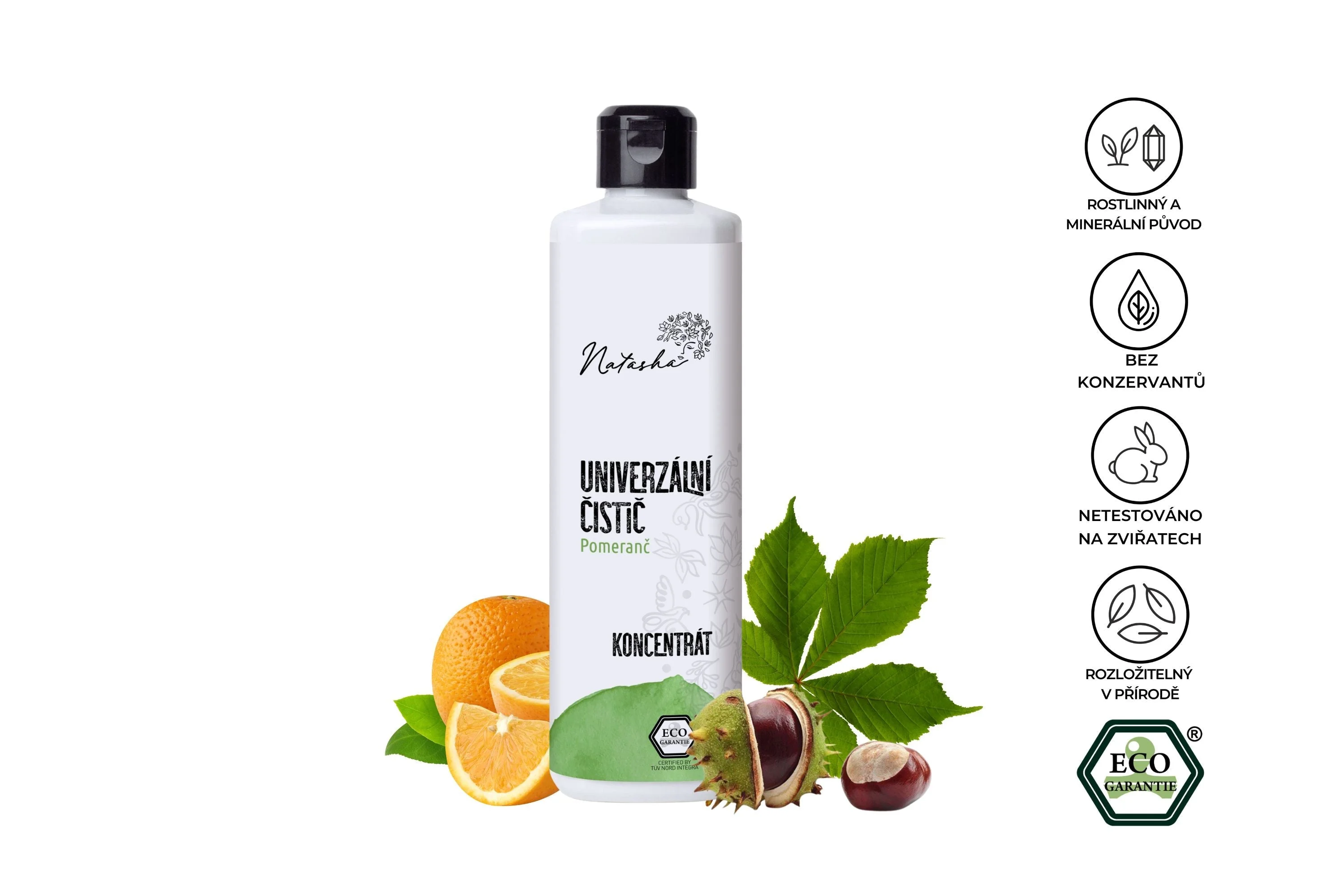 Natasha Limpiador universal Naranja - concentrado 500 ml - apto para todas las superficies