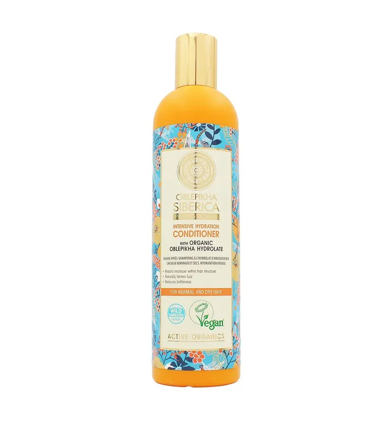 Oblepikha Siberica Intensive Hydration Conditioner acondicionador de espino amarillo para cabello normal y seco 400 ml