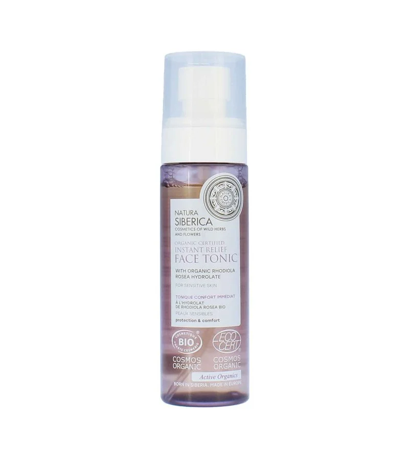Organic Certified Instant Relief tónico natural para piel sensible 100 ml
