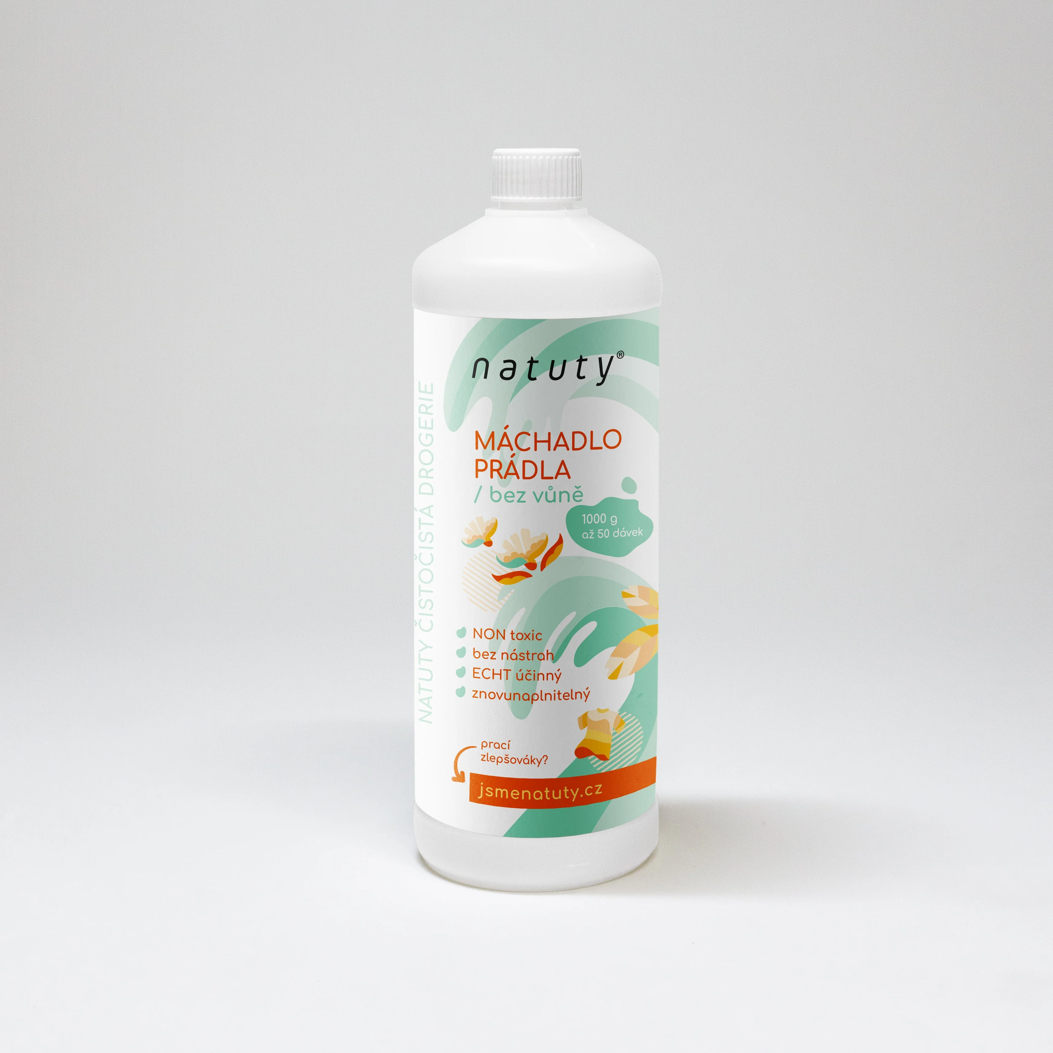 Natuty Aclarante para la colada sin perfume 1,5 l
